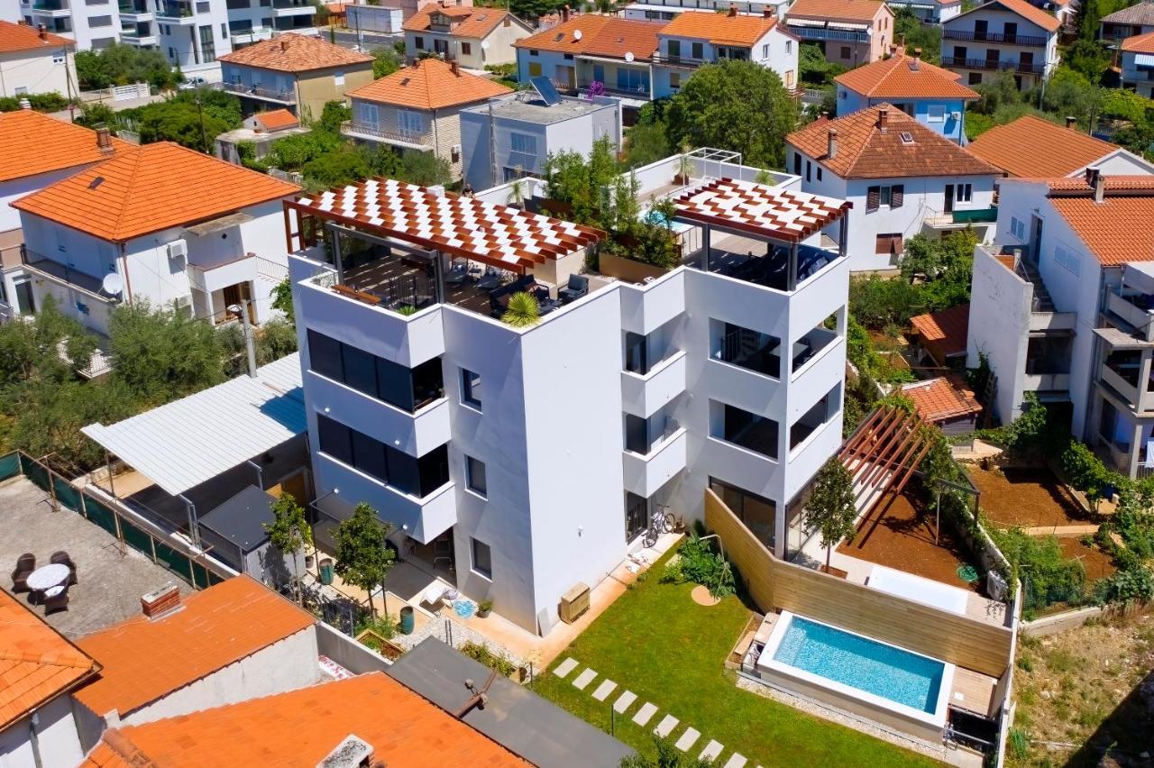 Penthouse Diem - Private Pool With Sea View 자다르 외부 사진