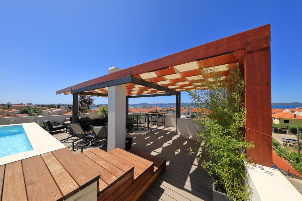 Penthouse Diem - Private Pool With Sea View 자다르 외부 사진